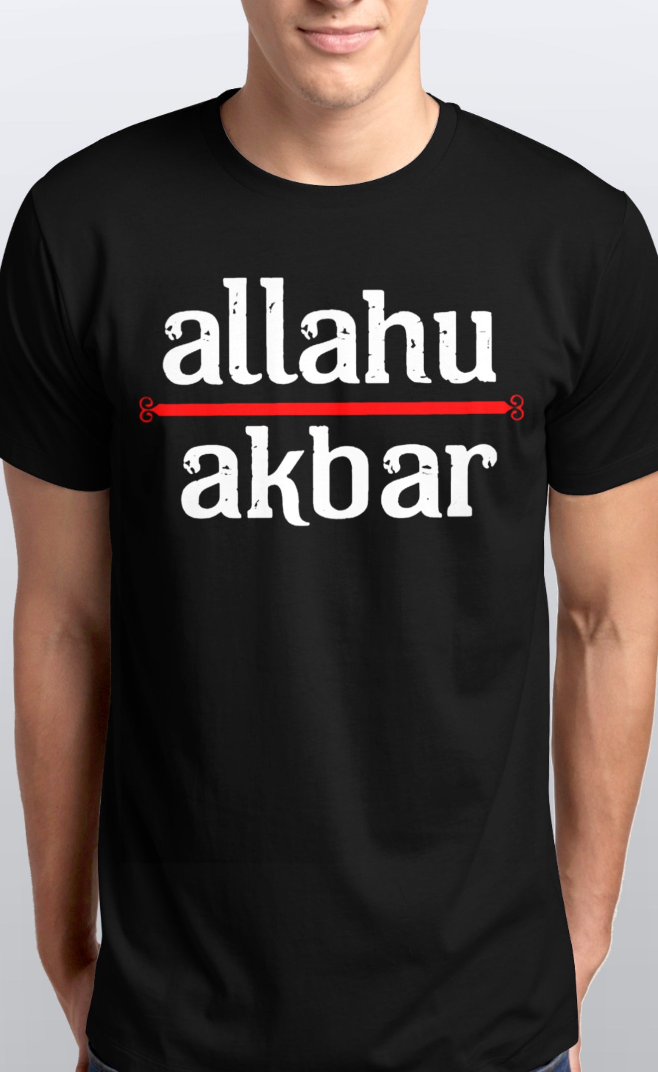 Unisex Allahu Akbar soft cotton T shirt Sizes S-5XL