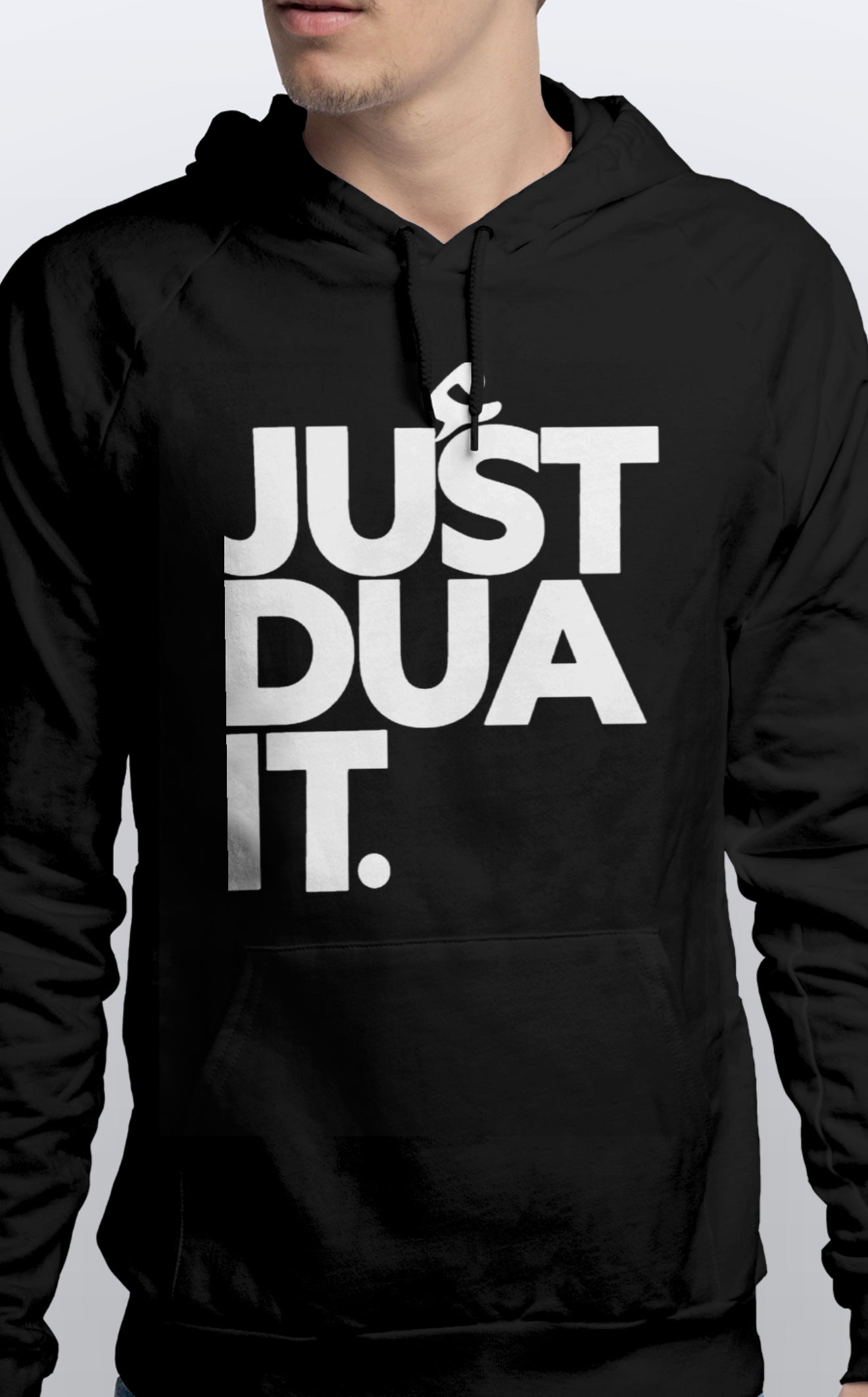 Pullover Unisex Hoodie Just Dua It Soft cotton Sizes S-3XL