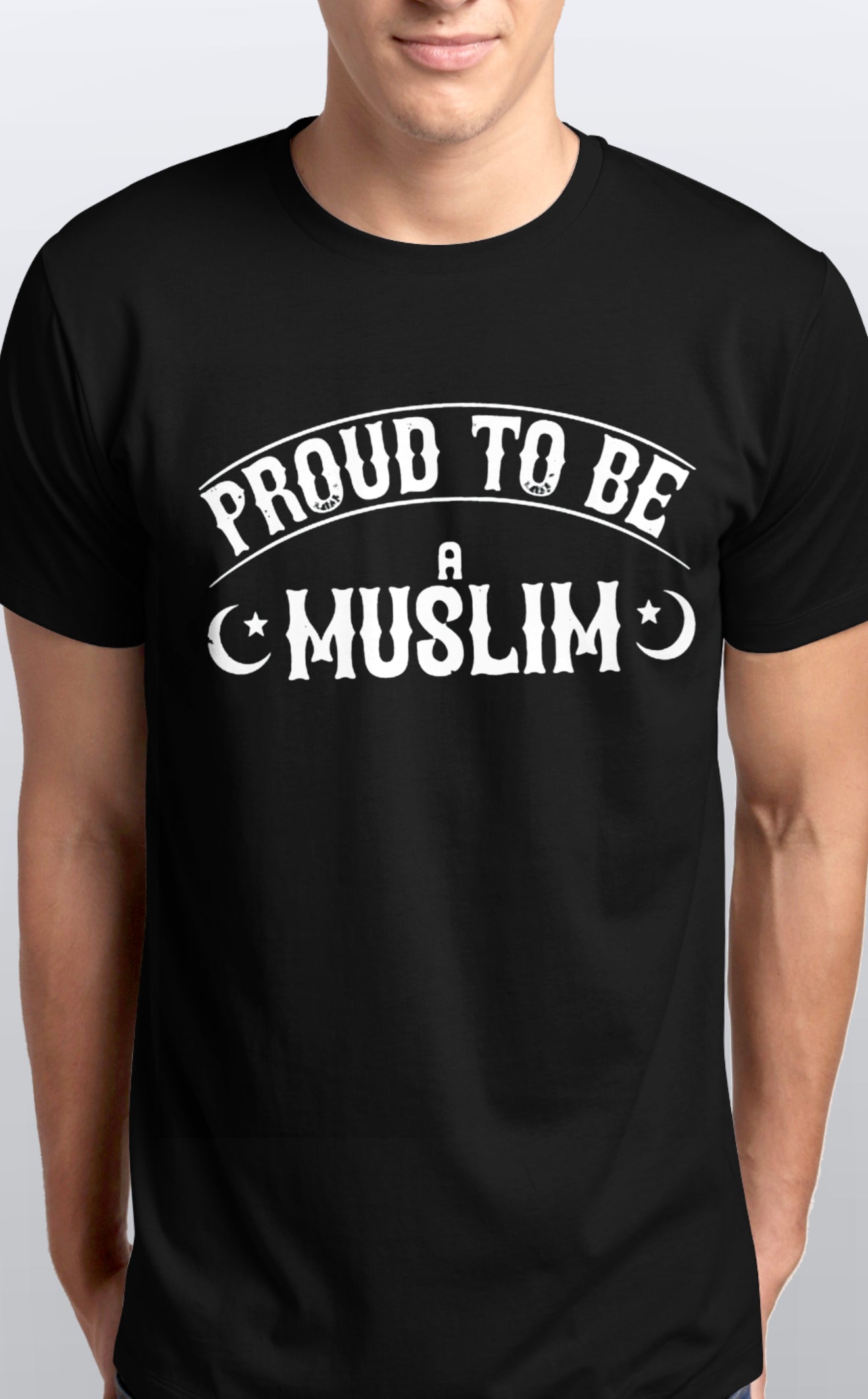 Unisex Proud to be Muslim Soft cotton T shirt Sizes S-5XL