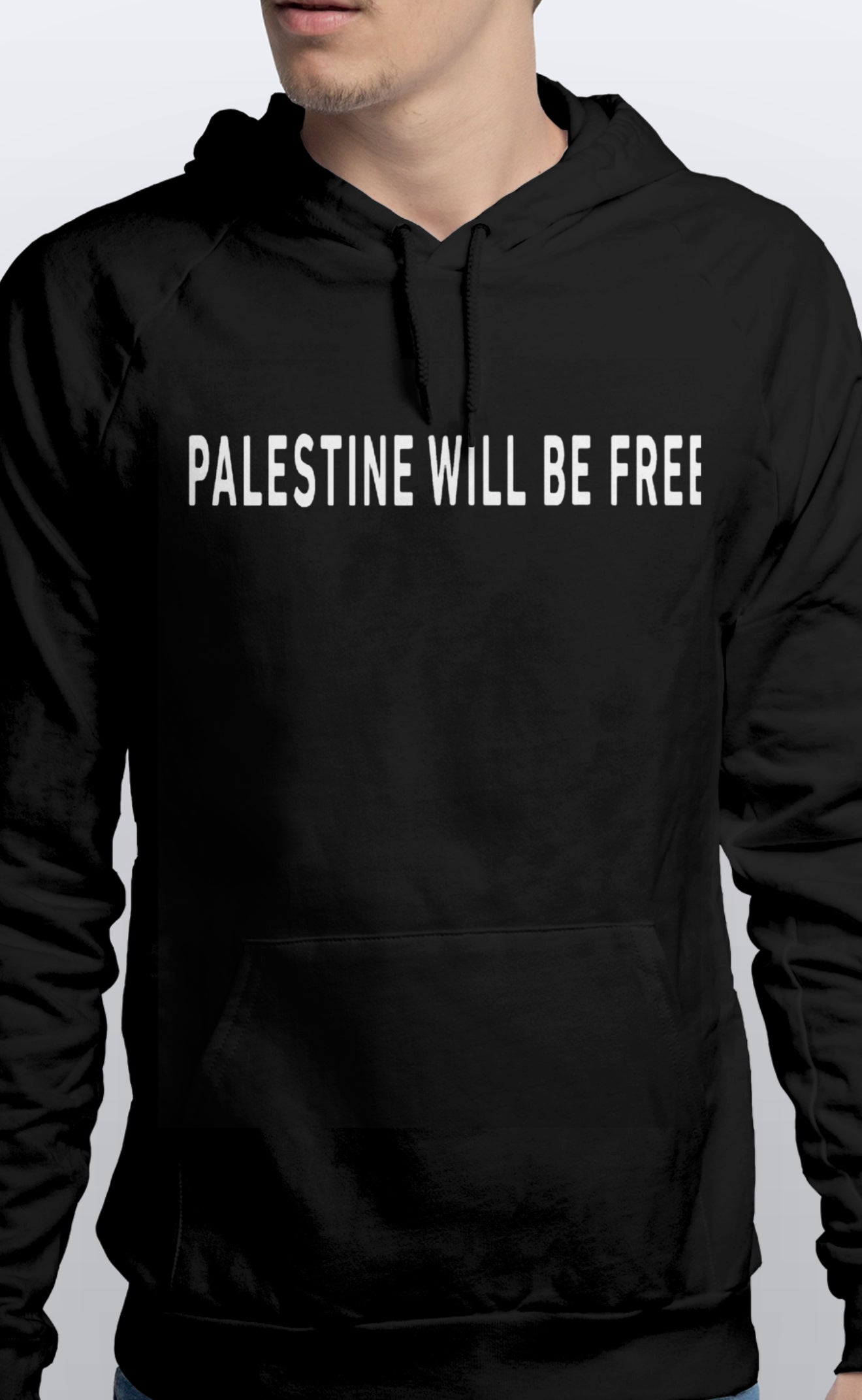 Pullover Unisex Hoodie Palestine will be free Soft cotton Sizes S-3XL
