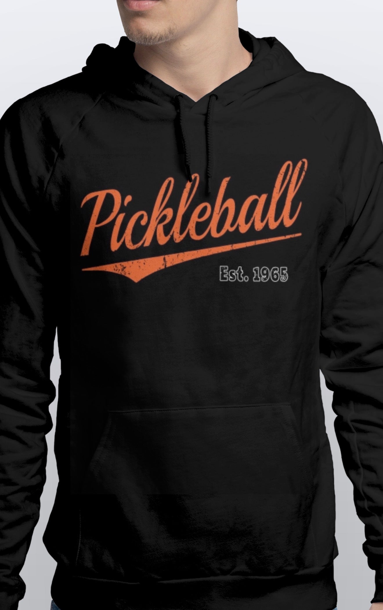 Pickleball Est 1965 warm Pullover Pickleball HOODIE unisex Sizes S-3XL