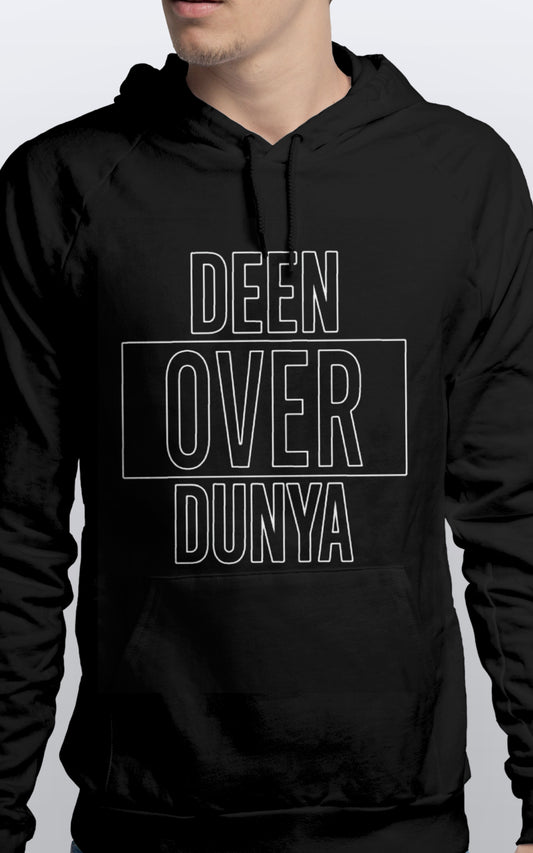 Pullover Unisex Hoodie Deen over Dunya Soft cotton Sizes S-3XL