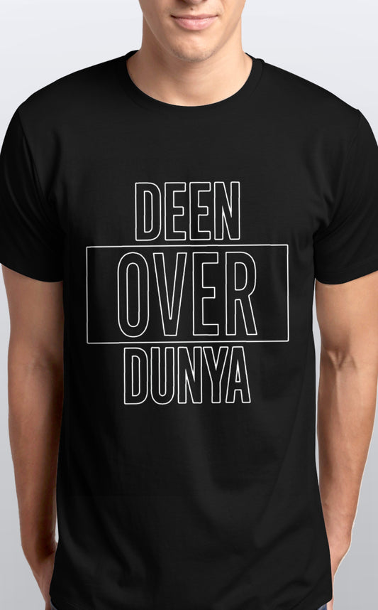 Unisex Deen over Dunya soft cotton T shirt Sizes S-5XL