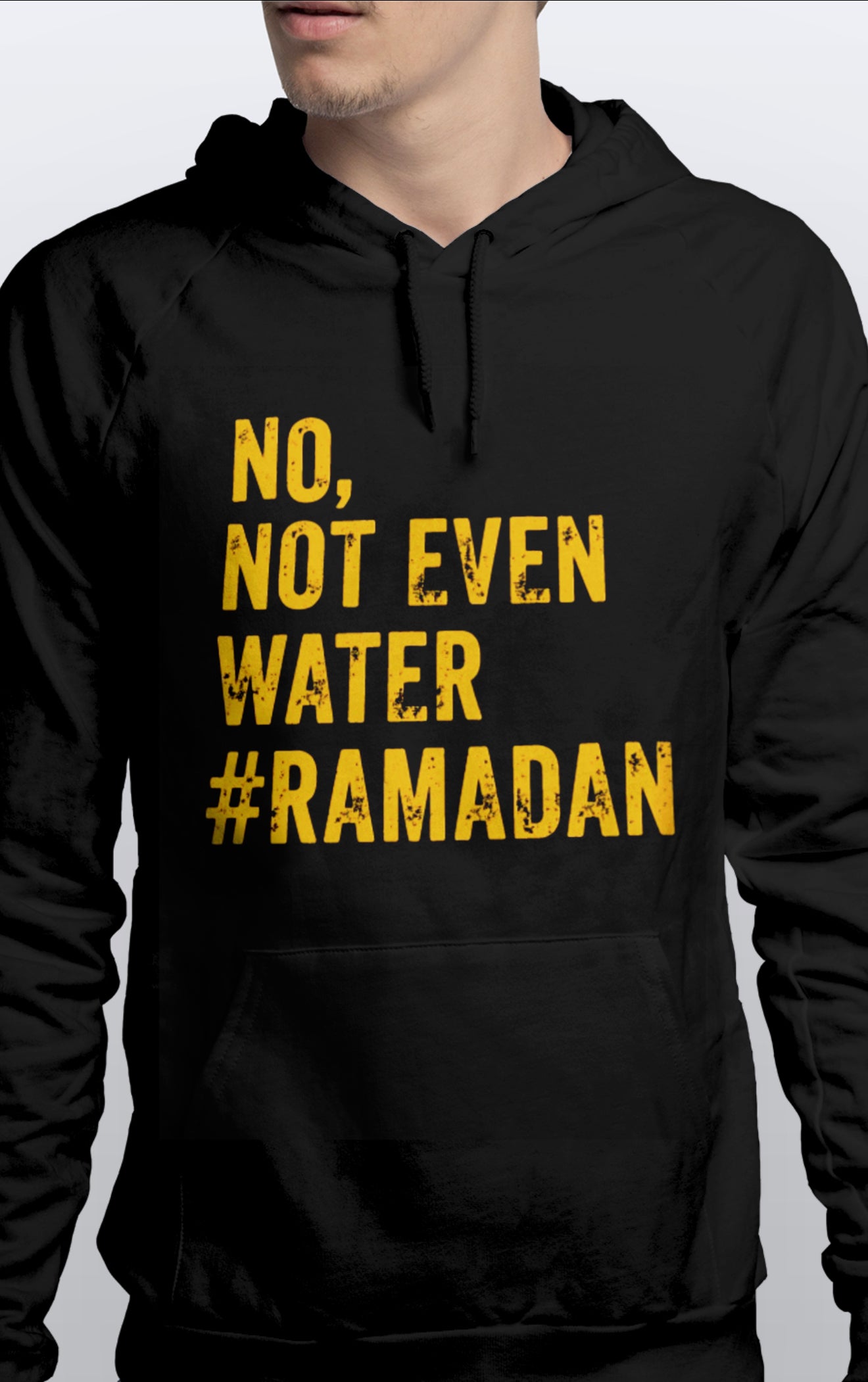 Pullover Unisex Hoodie No. Not even water #Ramadan Soft cotton Sizes S-3XL
