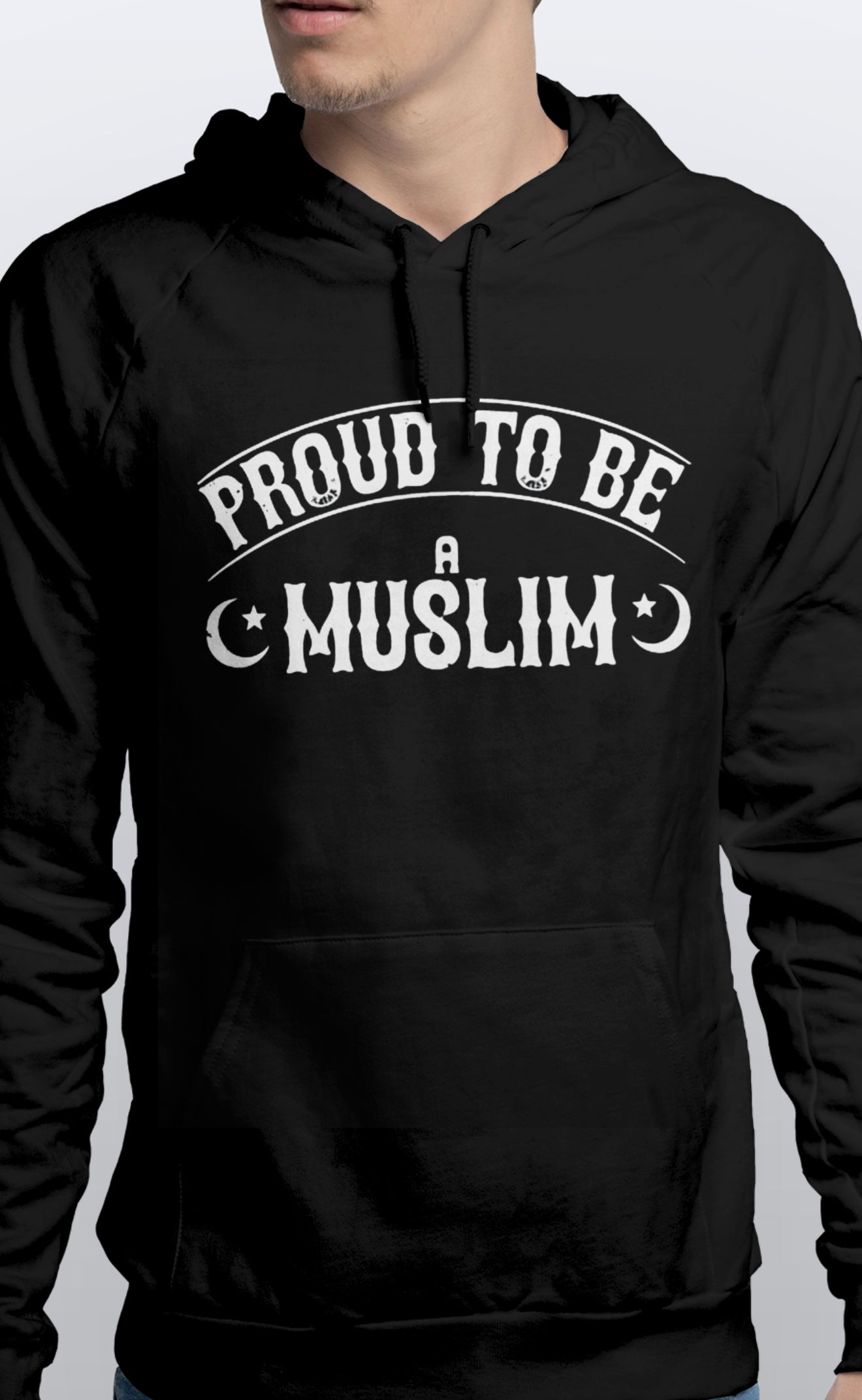 Pullover Unisex Hoodie Proud to be Muslim Soft cotton Sizes S-3XL