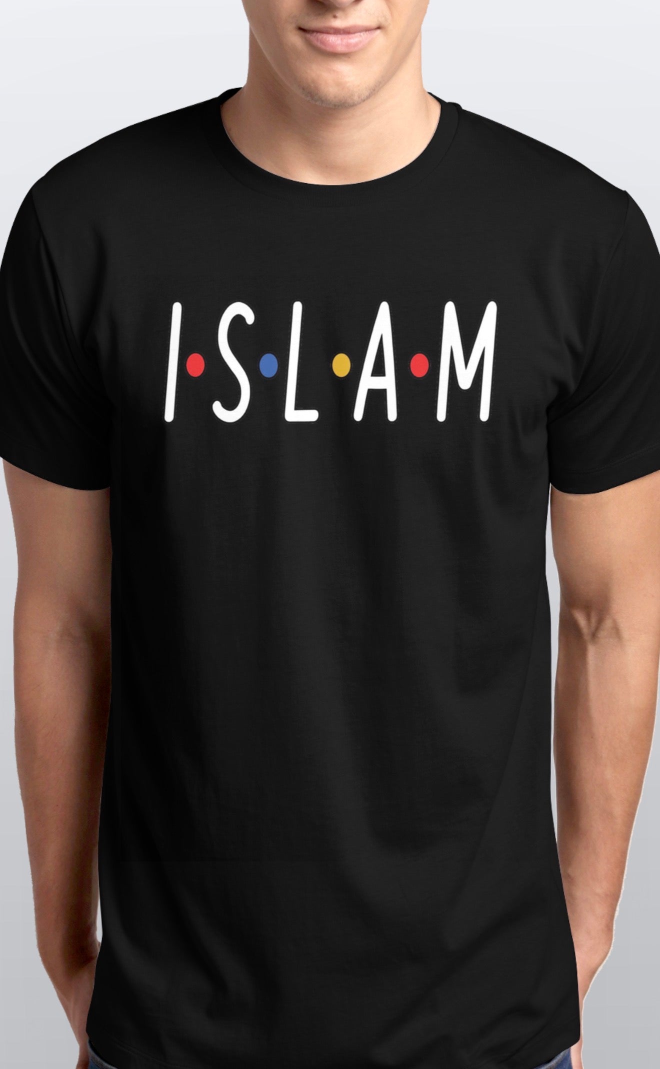 Unisex Islam “friends” font Soft cotton T shirt Sizes S-5XL