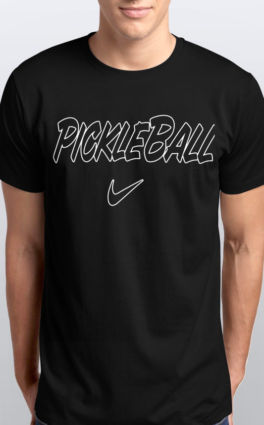 Classic Pickleball checkmark soft cotton T-Shirt unisex Sizes S-5XL