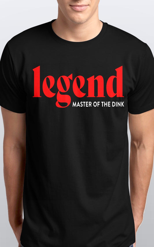 Legend master of the dink Pickleball soft cotton T-Shirt unisex Sizes S-5XL