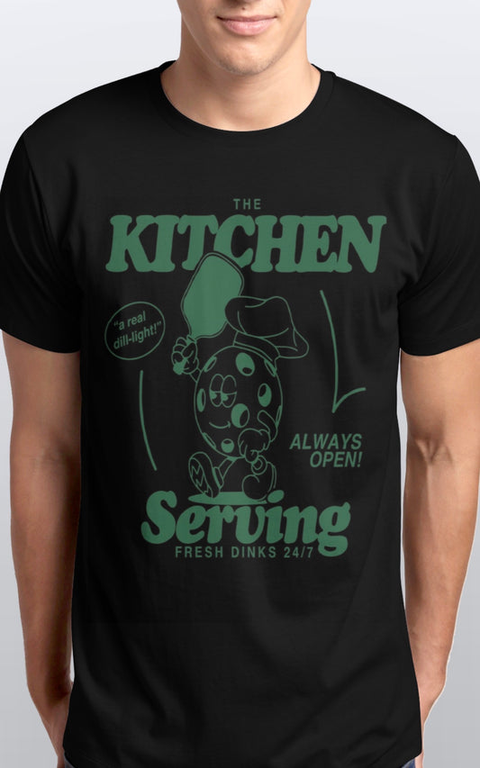 Pickleball Serving fresh dinks 24/7 soft cotton T-Shirt unisex Sizes S-5XL