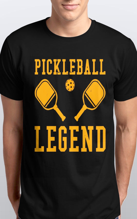Pickleball Legend soft cotton T-Shirt unisex Sizes S-5XL