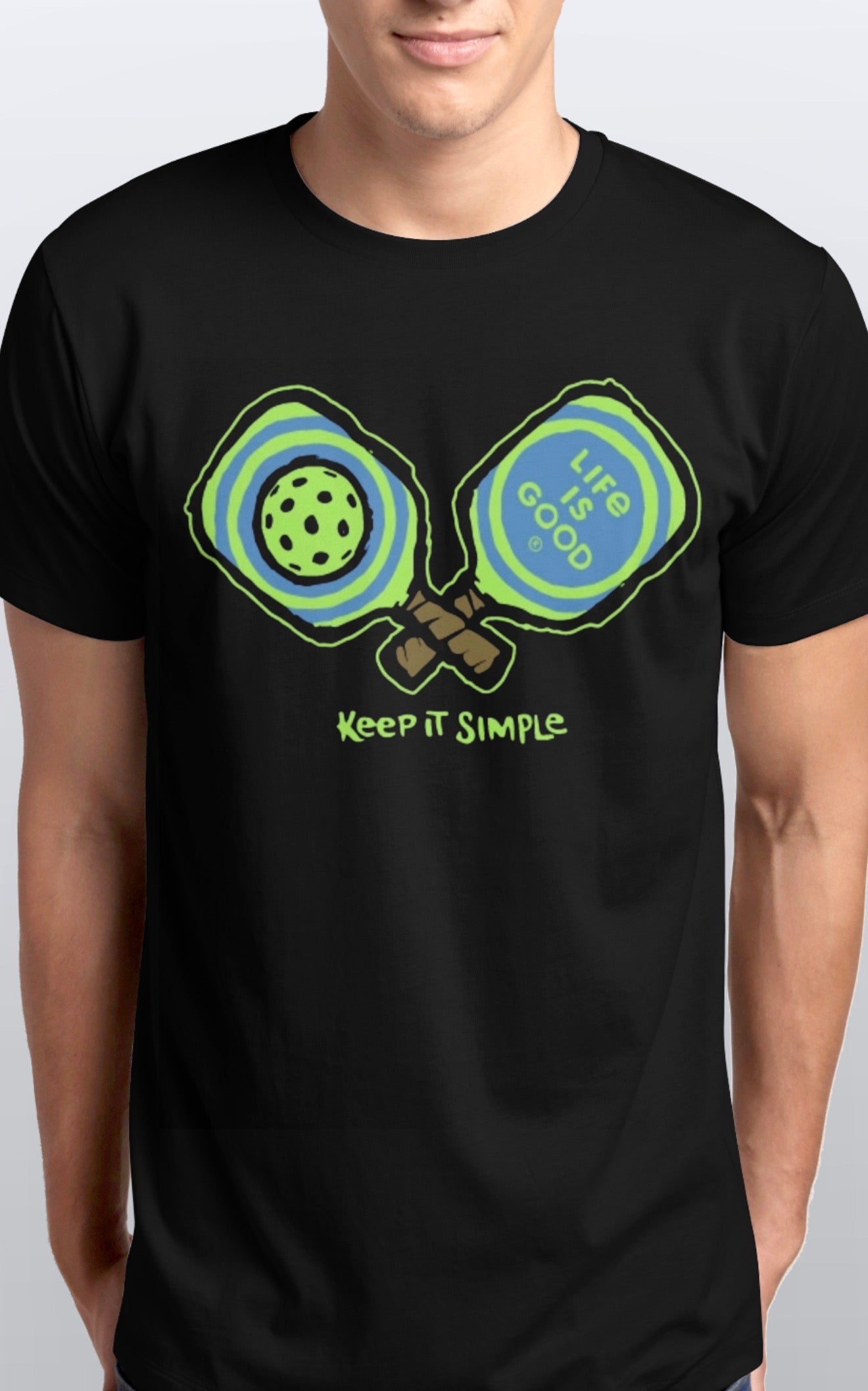 Keep it simple Pickleball Legend soft cotton T-Shirt unisex Sizes S-5XL