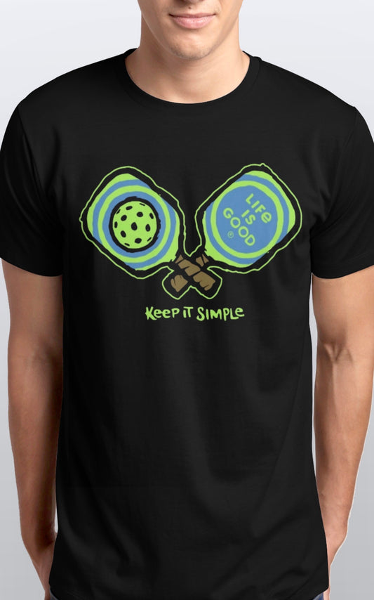 Keep it Simple Pickleball soft cotton T-Shirt unisex Sizes S-5XL