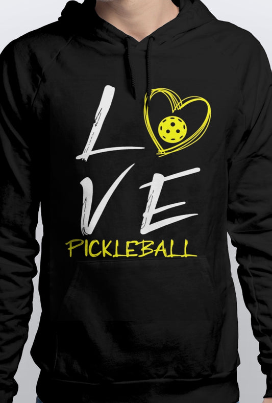 Love pickleball Warm Pullover Pickleball HOODIE unisex Sizes S-3XL