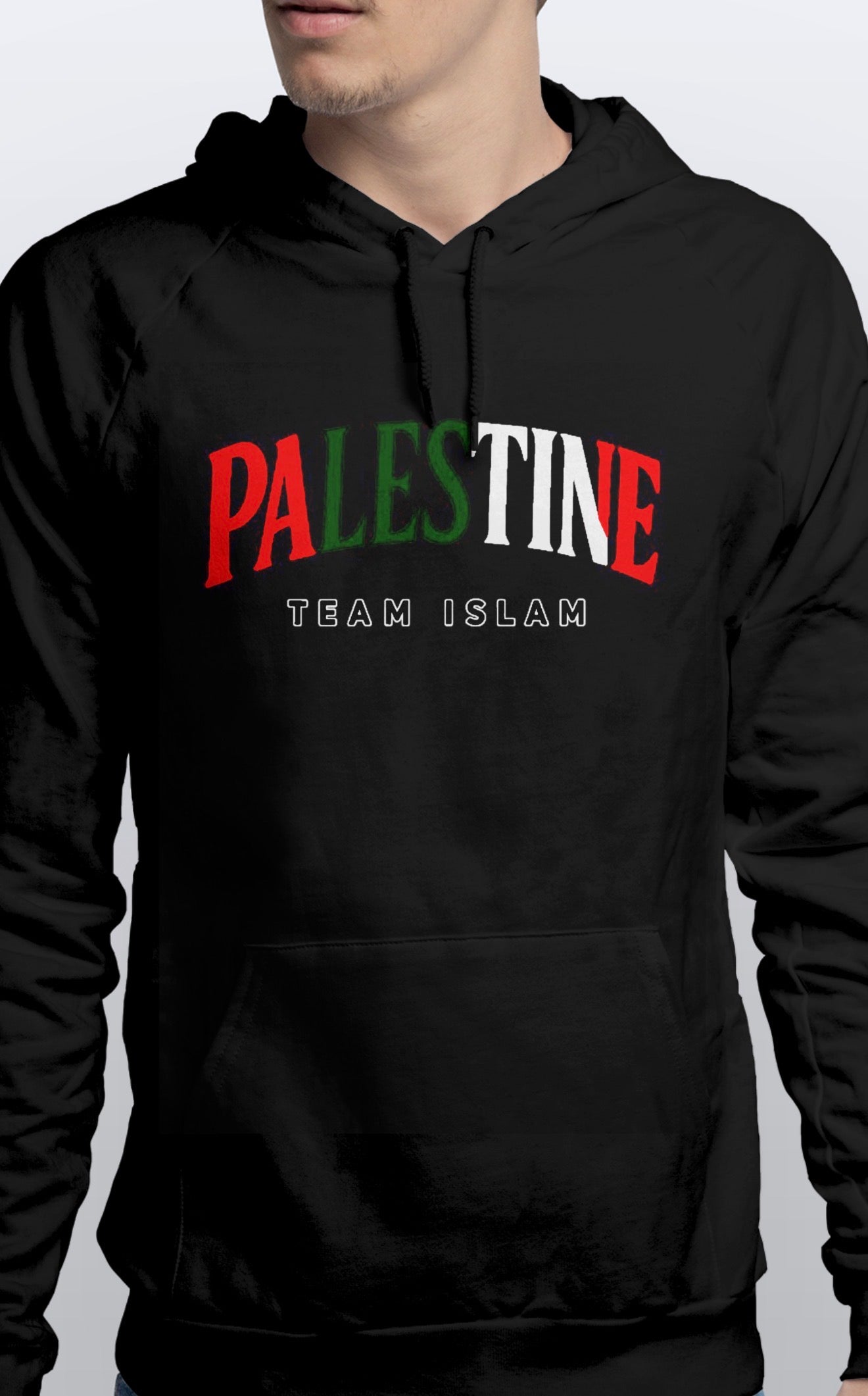 Pullover Unisex Hoodie Palestine Team Islam Soft cotton Sizes S-3XL