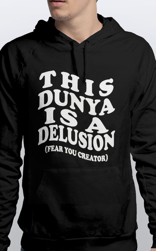 Pullover This Duniya Is Delusional Unisex Hoodie  Soft cotton Sizes s-3xl